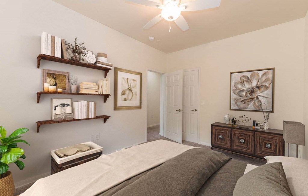 Bedroom Bedroom at Woodway Village, Austin, TX